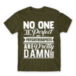 Nobody is Perfect – Physiotherapist Army Men's Tee for Physiotherapist, Work