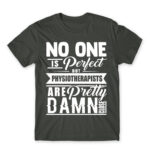 Nobody is Perfect – Physiotherapist Dark Grey Men's T-shirt for Physiotherapist, Work