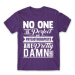 Nobody is Perfect – Physiotherapist Dark Purple Men's T-shirt for Physiotherapist, Work
