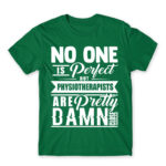 Nobody is Perfect – Physiotherapist Kelly Green Men's Tee for Physiotherapist, Work