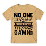Nobody is Perfect – Physiotherapist Sand Men's T-shirt for Physiotherapist, Work