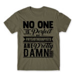Nobody is Perfect – Physiotherapist Zinc Men's Tee for Physiotherapist, Work