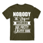 Nobody is perfect – Welding Army Men's T-shirt for Welder, Work