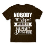 Nobody is perfect – Welding Chocolate Men's Tee for Welder, Work