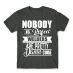 Nobody is perfect – Welding Dark Grey Men's T-shirt for Welder, Work