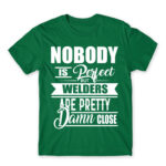 Nobody is perfect – Welding Kelly Green Men's Tee for Welder, Work