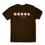 Nom nom muffin Chocolate Men's T-shirt for Anime, Anime Gaming