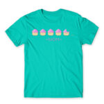 Nom nom muffin Turquoise Men's T-shirt for Anime, Anime Gaming