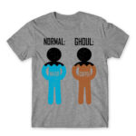 Normal – Ghoul Grey Melange Men's Tee for Anime, Tokyo Ghoul