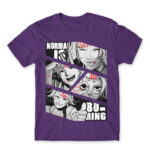 Normal is boring – Tokyo Ghoul Dark Purple Men's Tee for Anime, Tokyo Ghoul