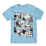 Normal is boring – Tokyo Ghoul Sky Blue Men's Tee for Anime, Tokyo Ghoul