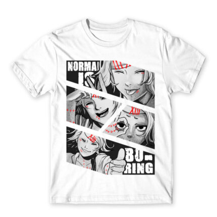 Normal is boring – Tokyo Ghoul White Men's T-shirt for Anime, Tokyo Ghoul