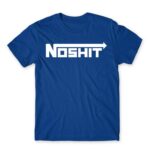 NoShit Royal Blue Men's Tee for Brand Parody, Funny