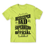 Not an Official Job – Beekeeper Apple Green Men's Tee for Beekeeper, Work
