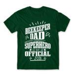 Not an Official Job – Beekeeper Bottle Green Men's T-shirt for Beekeeper, Work