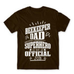 Not an Official Job – Beekeeper Chocolate Men's Tee for Beekeeper, Work