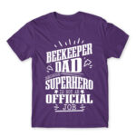 Not an Official Job – Beekeeper Dark Purple Men's Tee for Beekeeper, Work