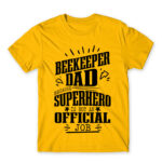 Not an Official Job – Beekeeper Gold Men's Tee for Beekeeper, Work