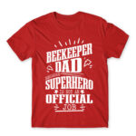 Not an Official Job – Beekeeper Red Men's Tee for Beekeeper, Work