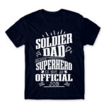 not an official job – Soldier Navy Men's T-shirt for Soldier, Work