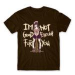 Not Good Enough Chocolate Men's T-shirt for Anime, Original Character