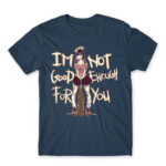 Not Good Enough Denim Men's Tee for Anime, Original Character