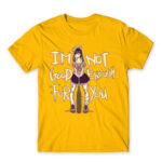 Not Good Enough Gold Men's T-shirt for Anime, Original Character