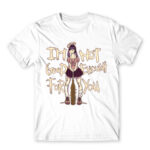 Not Good Enough White Men's T-shirt for Anime, Original Character
