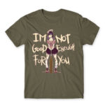 Not Good Enough Zinc Men's Tee for Anime, Original Character