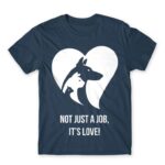 Not just a job, it’s love Denim Men's Tee for Veterinary, Work