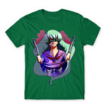 Not That Cute Kelly Green Men's Tee for Anime, Original Art