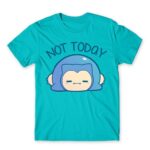Not today – Snorlax Atoll Blue Men's Tee for Anime, Pokemon