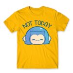 Not today – Snorlax Gold Men's Tee for Anime, Pokemon