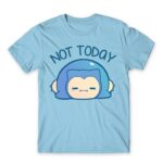Not today – Snorlax Sky Blue Men's Tee for Anime, Pokemon