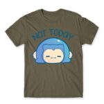 Not today – Snorlax Zinc Men's T-shirt for Anime, Pokemon