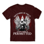 Nothing is True – Wings Burgundy Men's Tee