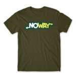 NoWay Army Men's Tee for Brand Parody, Funny