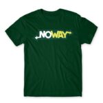NoWay Bottle Green Men's T-shirt for Brand Parody, Funny