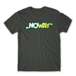 NoWay Dark Grey Men's Tee for Brand Parody, Funny