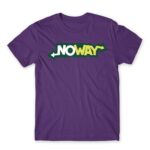 NoWay Dark Purple Men's Tee for Brand Parody, Funny