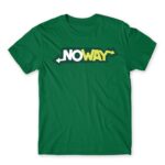 NoWay Kelly Green Men's T-shirt for Brand Parody, Funny