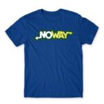 NoWay Royal Blue Men's Tee for Brand Parody, Funny
