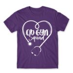 Ob-gyn squad Dark Purple Men's T-shirt for Obstetrician, Work