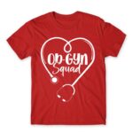 Ob-gyn squad Red Men's T-shirt for Obstetrician, Work