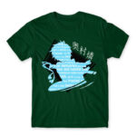 Okumura Bottle Green Men's T-shirt for Anime, Blue Exorcist