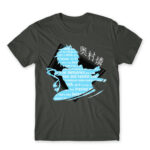 Okumura Dark Grey Men's Tee for Anime, Blue Exorcist