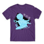 Okumura Dark Purple Men's Tee for Anime, Blue Exorcist