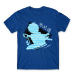 Okumura Royal Blue Men's Tee for Anime, Blue Exorcist