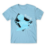 Okumura Sky Blue Men's Tee for Anime, Blue Exorcist