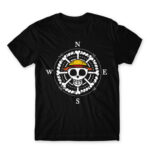 One piece compass Black Men's Tee for Anime, One Piece